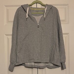 Calvin Klein Light Gray Women's Zip-Up Sweater